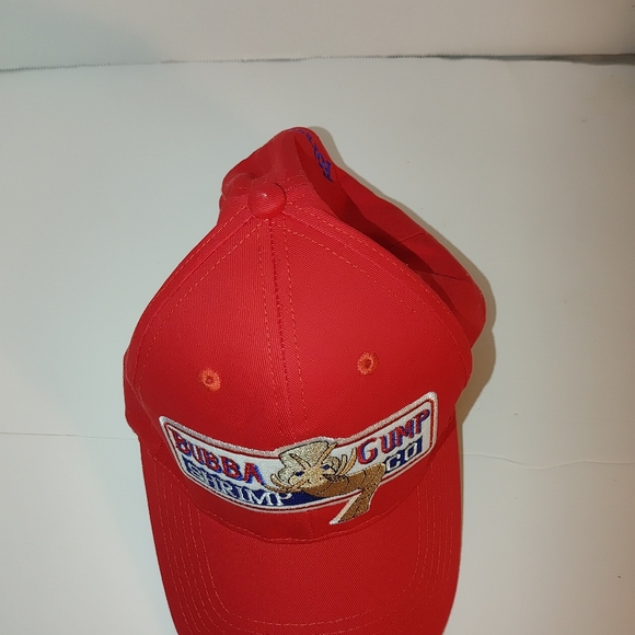 Bubba Gump Shrimp Co Unisex Adult Embroidered Cap Red - Picture 2 of 6